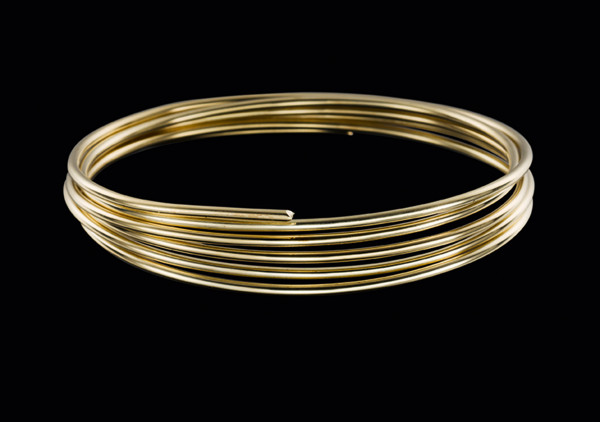 Au-Runddraht 127-585 gelb